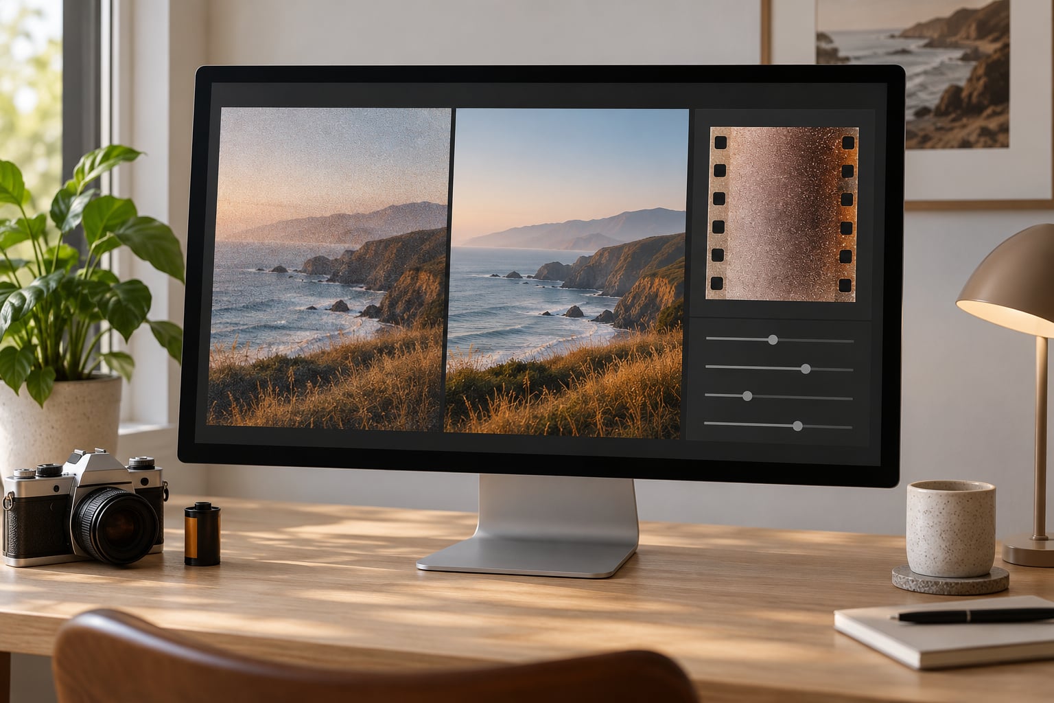 how to add grain to digital photos