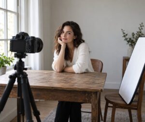 how to photograph someone with a crooked smile