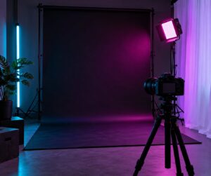 how to shoot neon style portraits