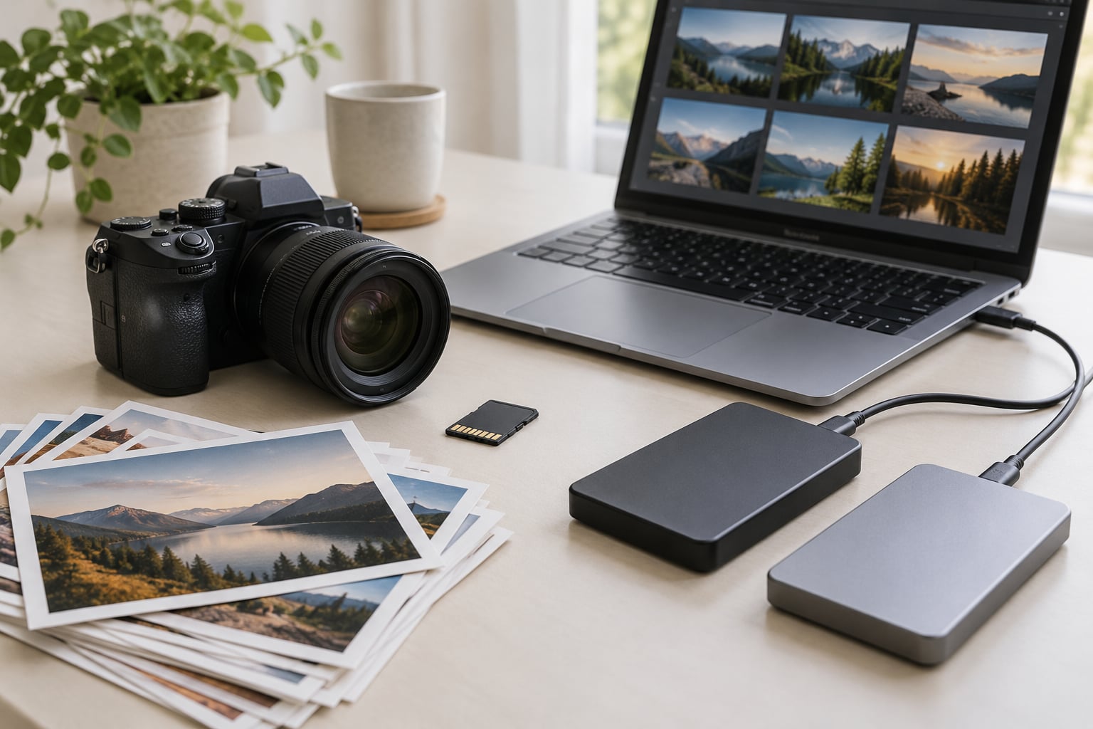 how to back up photos safely