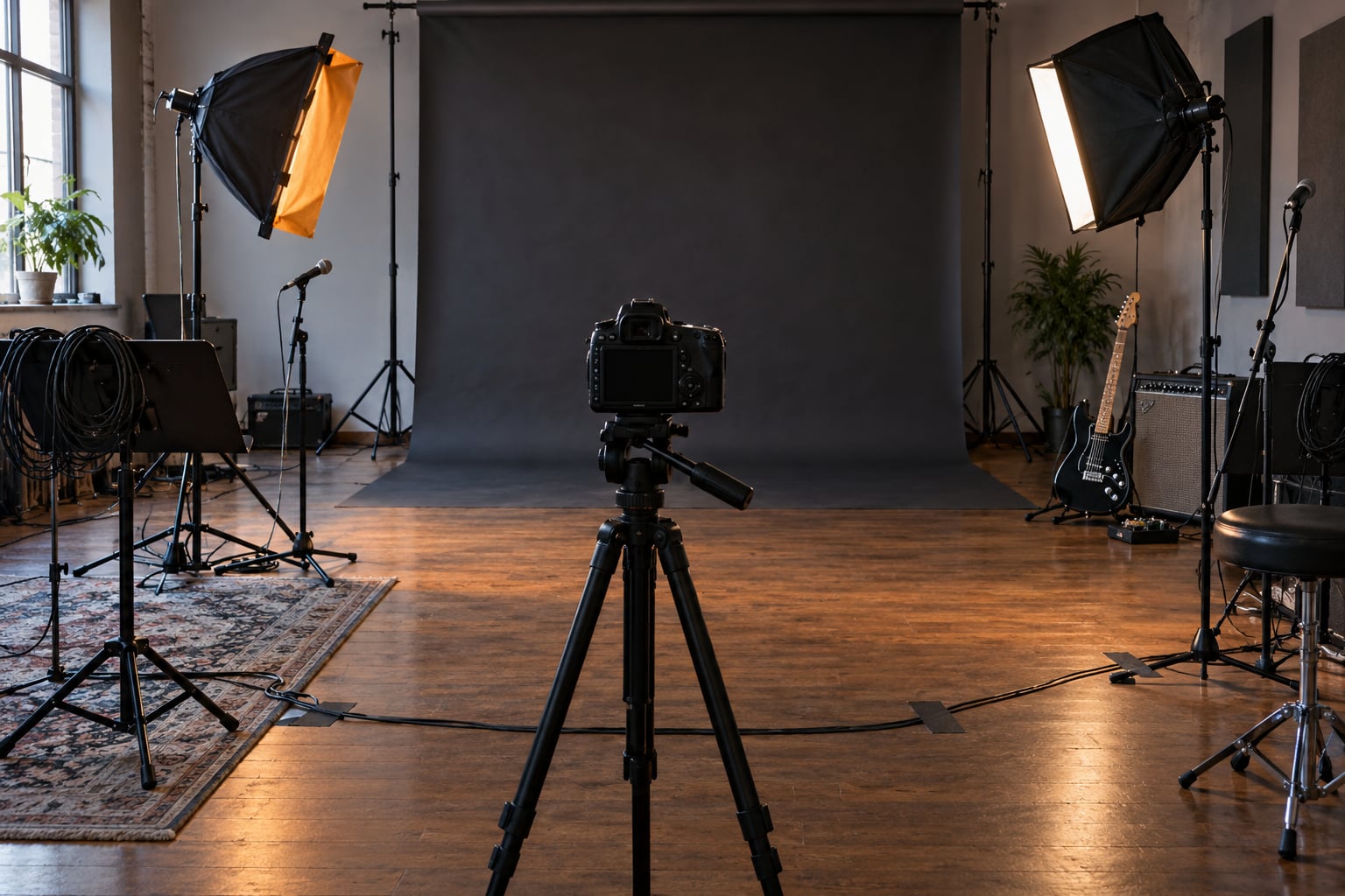 how to shoot a band promo photo