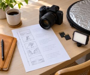how to build a shot workflow for a one hour session
