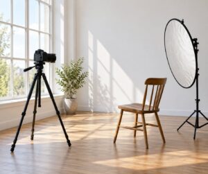 how to shoot a portrait with one window and a reflector