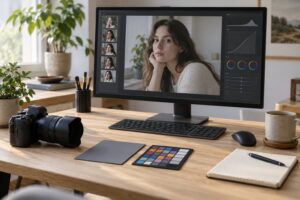 how to color grade portraits