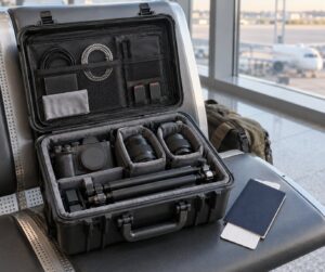 how to travel with camera gear on a plane