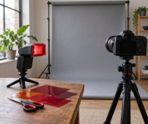 how to gel a flash for creative color