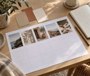 how to create a mood board for a shoot