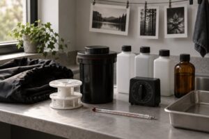 how to develop black and white film at home