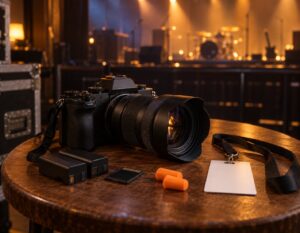 how to photograph a concert