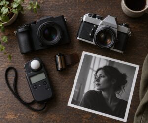 mirrorless vs film for portraits