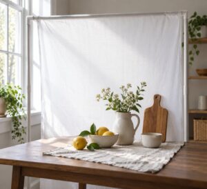 how to use a bed sheet as a diffuser