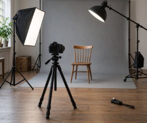 how to set up a two light portrait setup