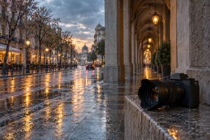 how to shoot portraits in the rain