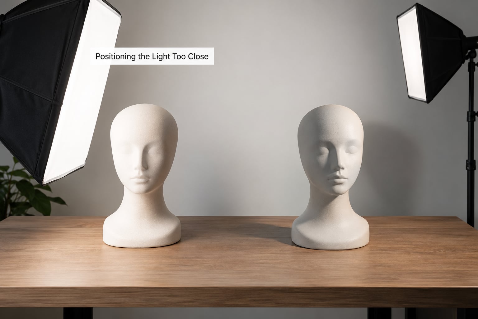 Positioning the Light Too Close