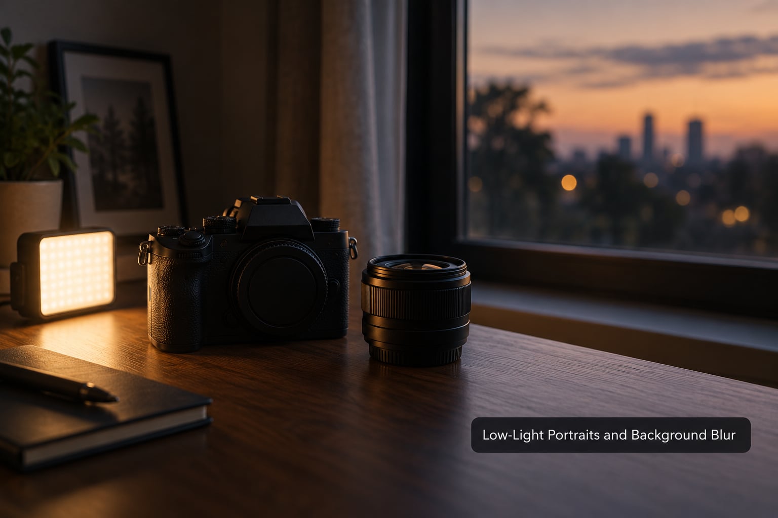 Low-Light Portraits and Background Blur