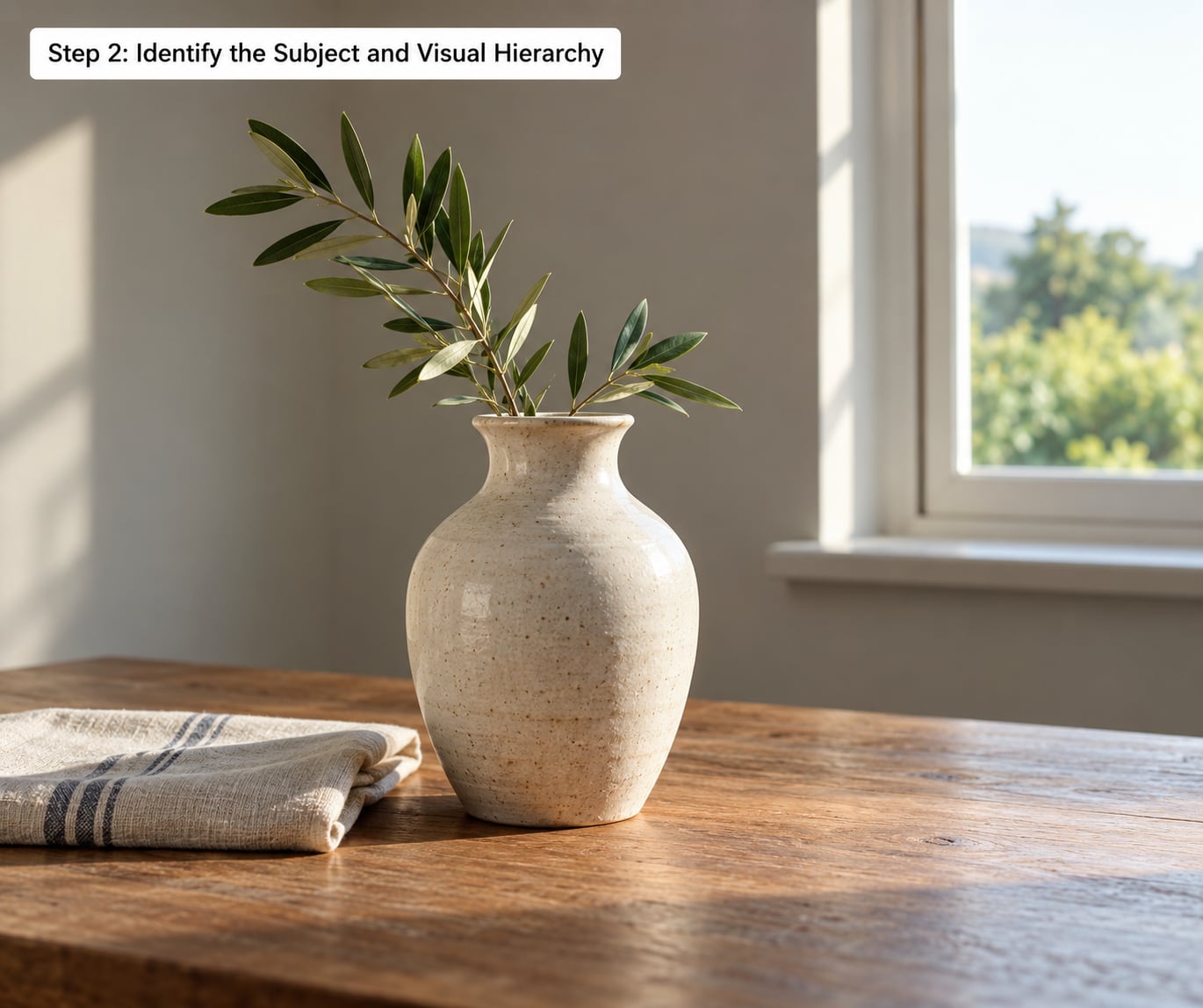 Step 2: Identify the Subject and Visual Hierarchy
