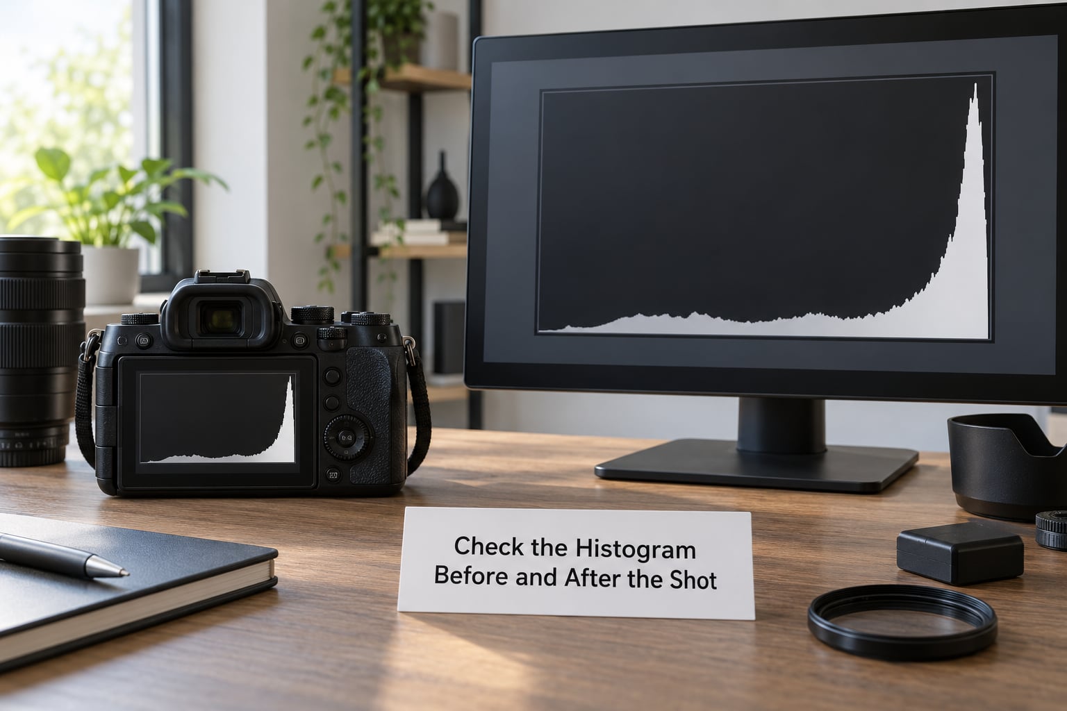 Check the Histogram Before and After the Shot
