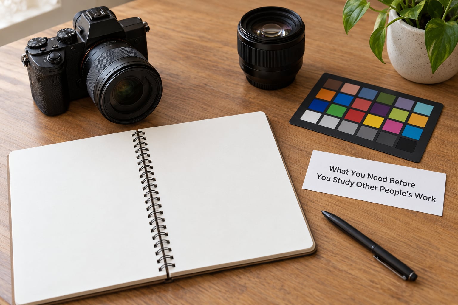 What You Need Before You Study Other People's Work