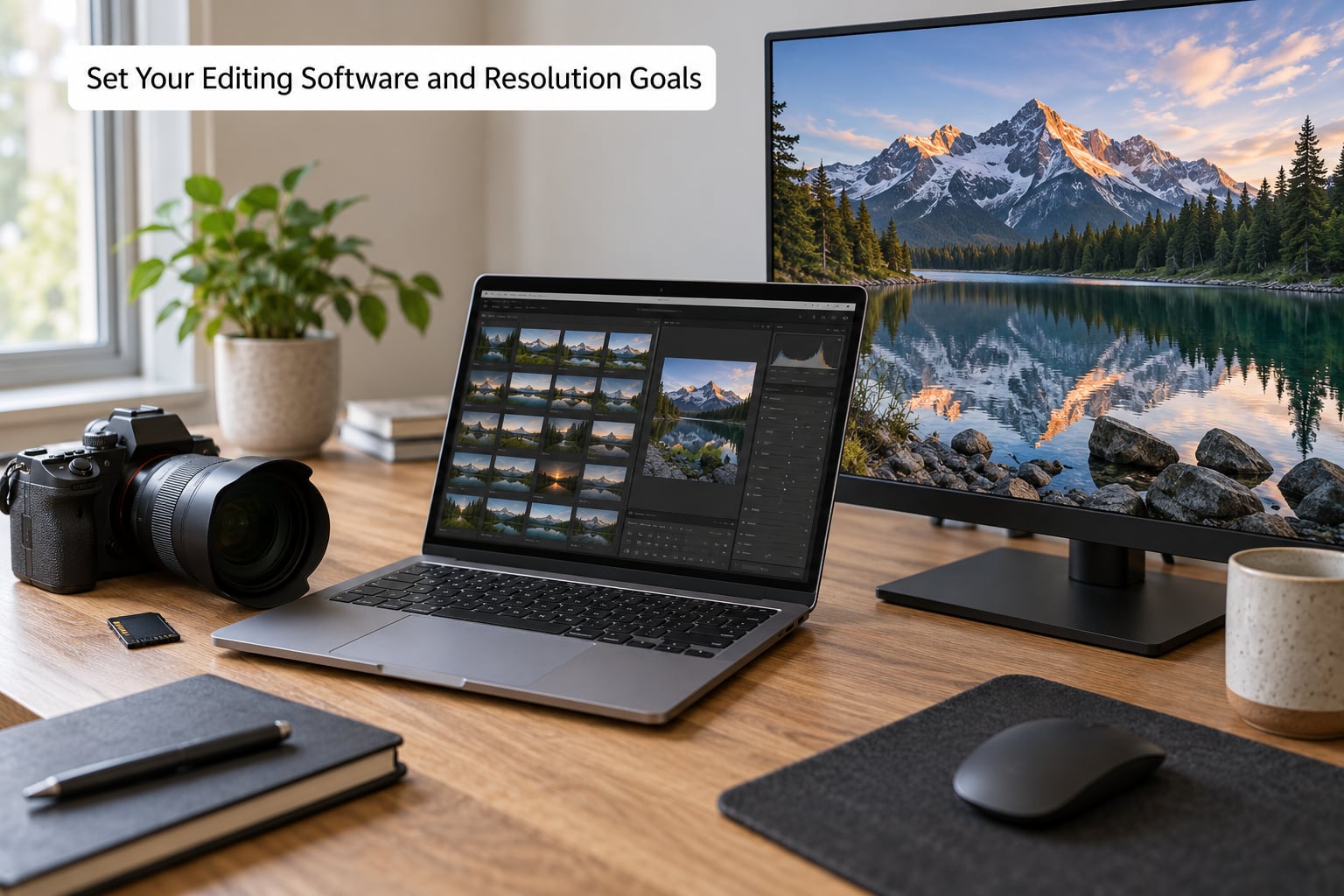 Set Your Editing Software and Resolution Goals