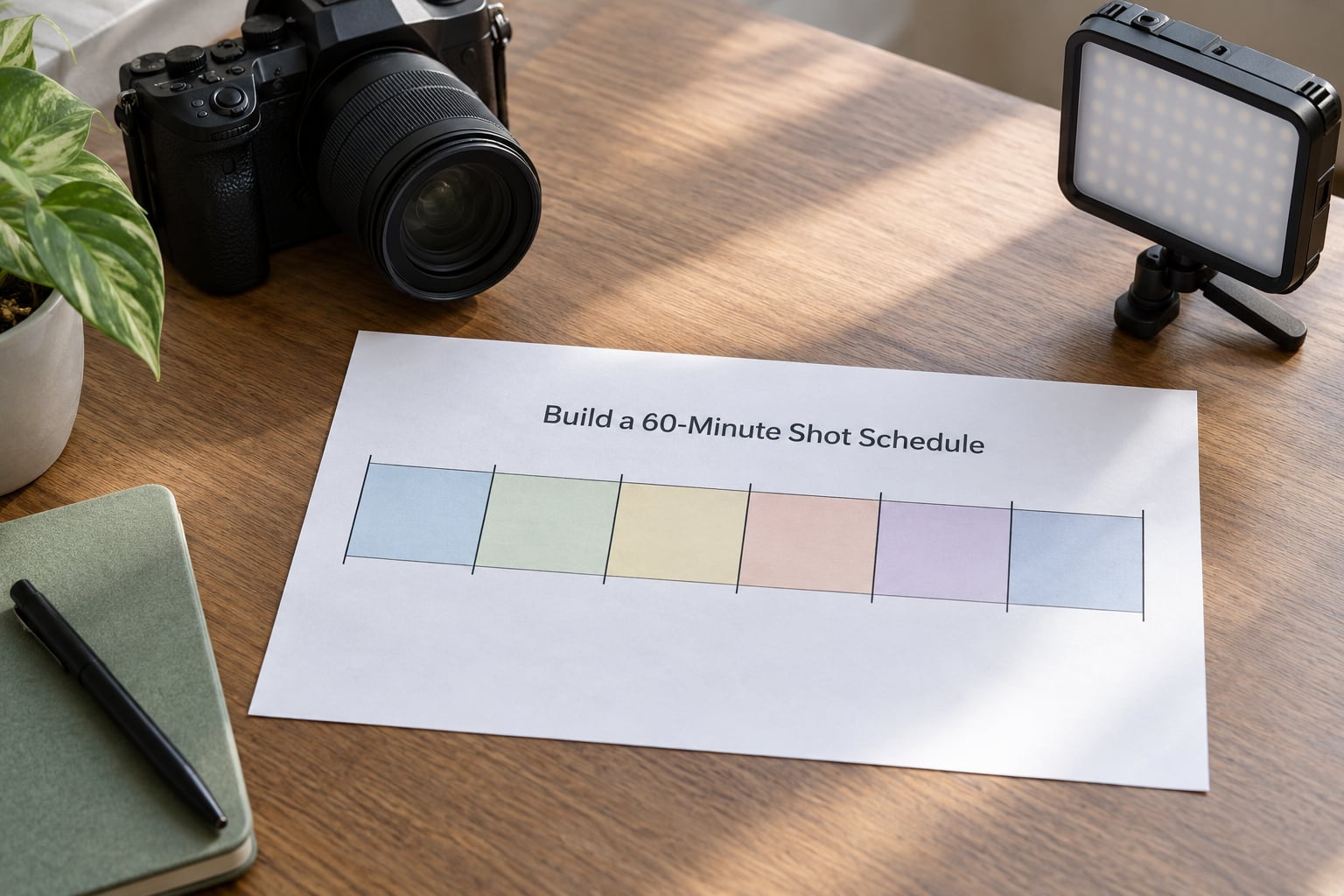 Build a 60-Minute Shot Schedule