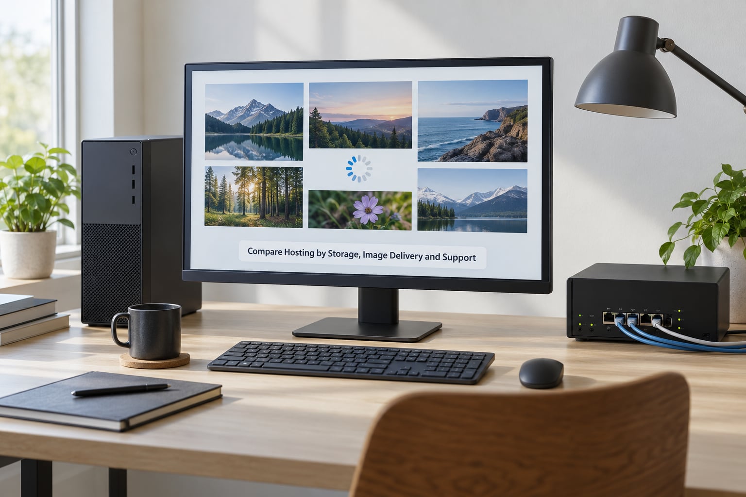 Compare Hosting by Storage, Image Delivery and Support