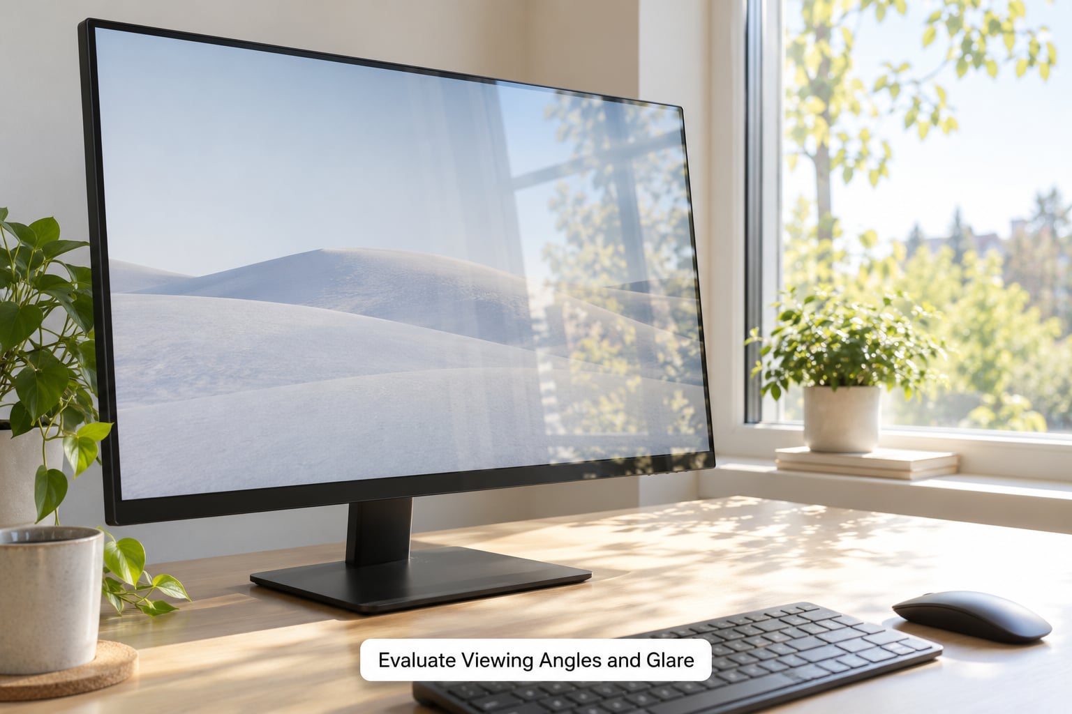 Evaluate Viewing Angles and Glare