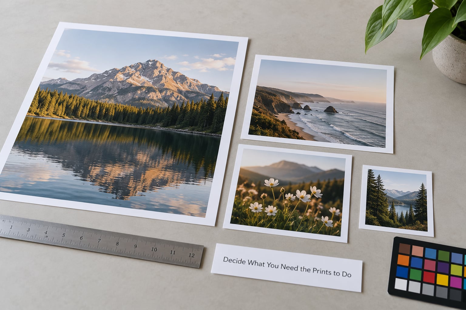 Decide What You Need the Prints to Do