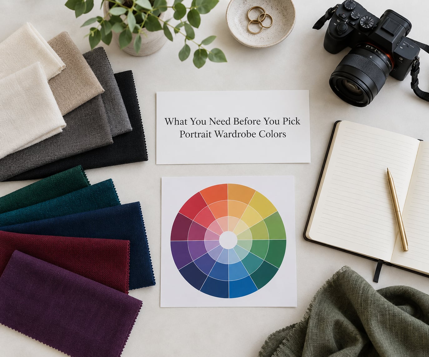 What You Need Before You Pick Portrait Wardrobe Colors