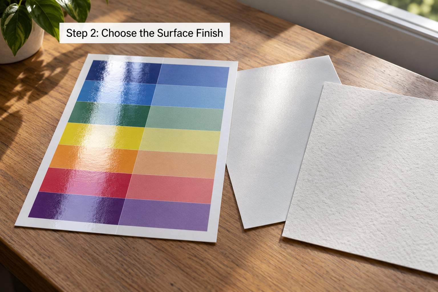 Step 2: Choose the Surface Finish