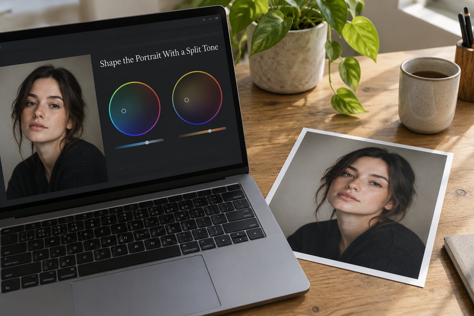 Shape the Portrait With a Split Tone