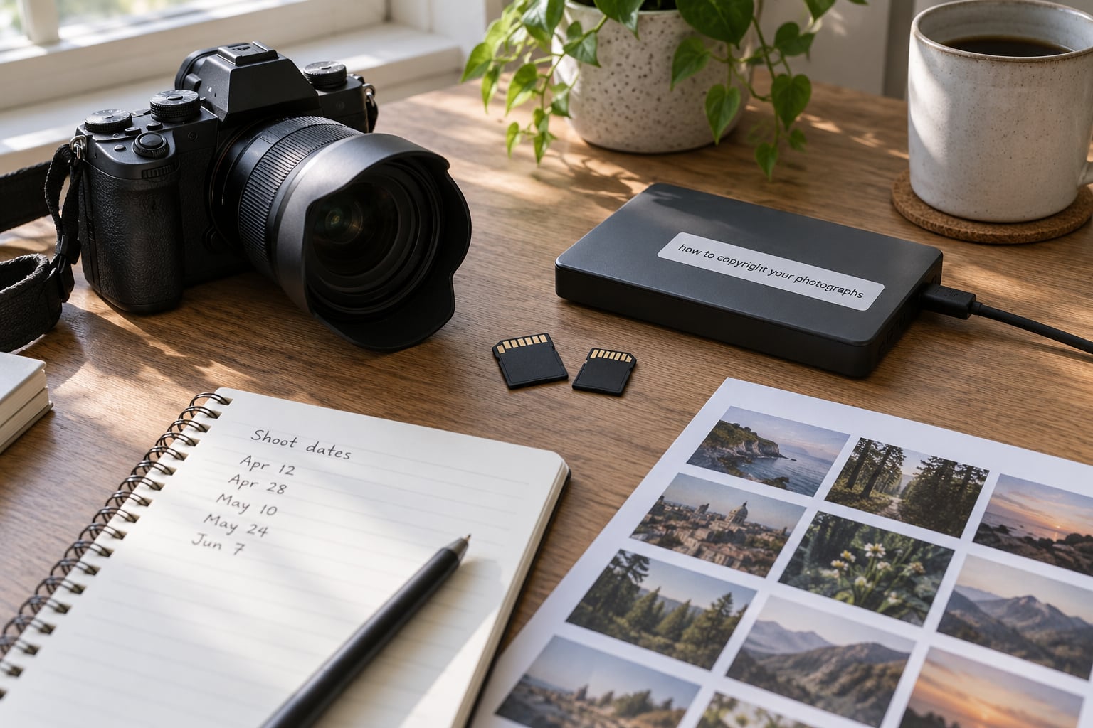 how to copyright your photographs