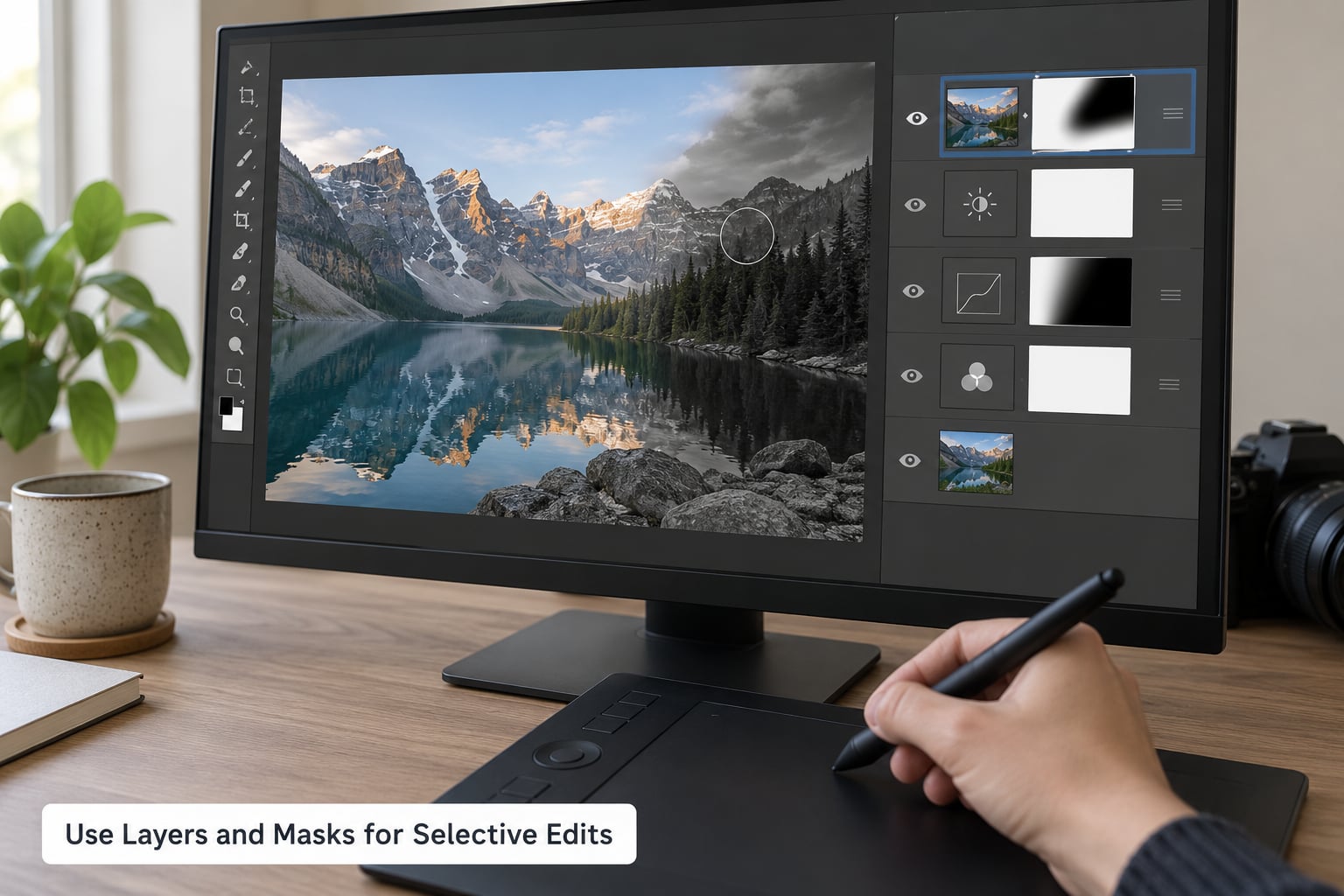 Use Layers and Masks for Selective Edits