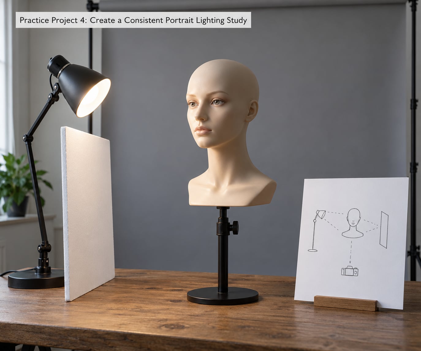 Practice Project 4: Create a Consistent Portrait Lighting Study