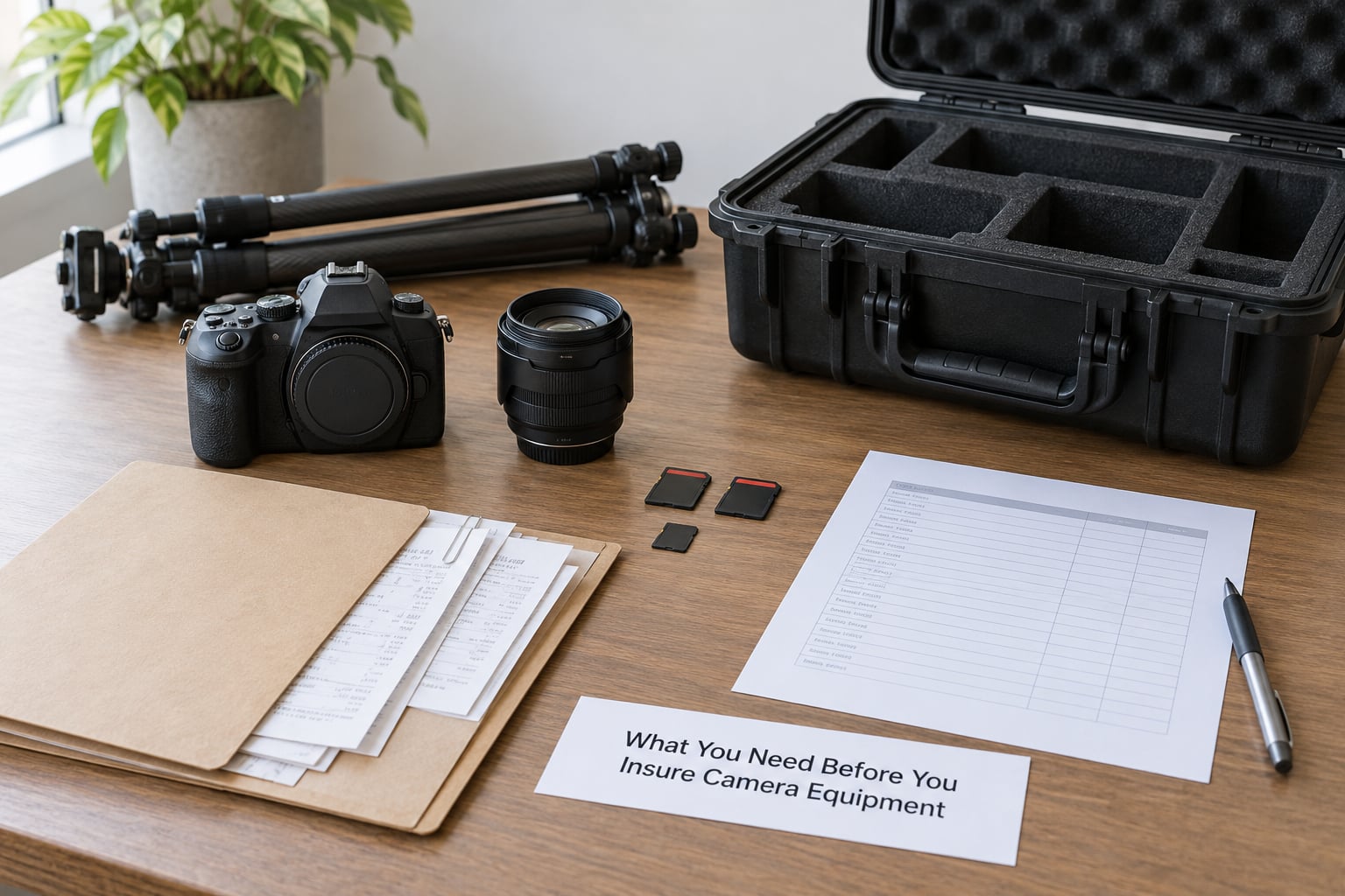 What You Need Before You Insure Camera Equipment
