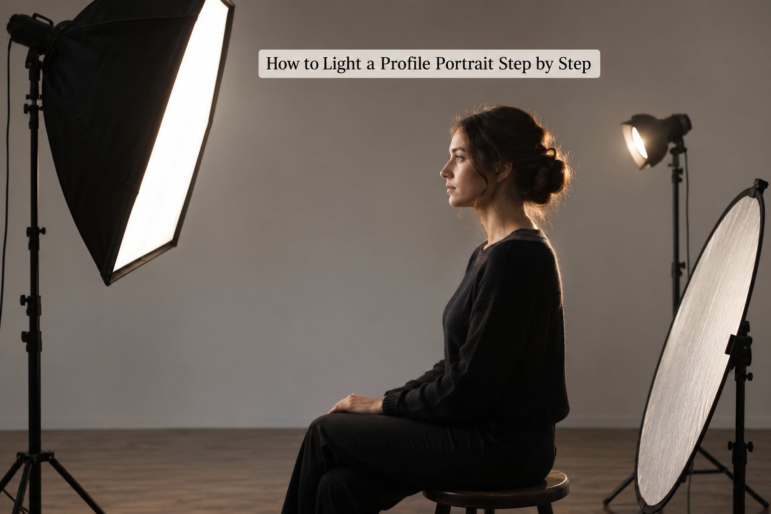 How to Light a Profile Portrait Step by Step