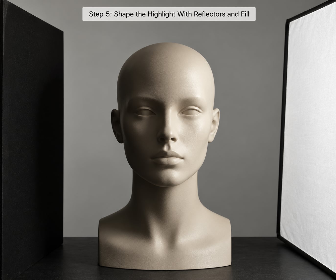 Step 5: Shape the Highlight With Reflectors and Fill