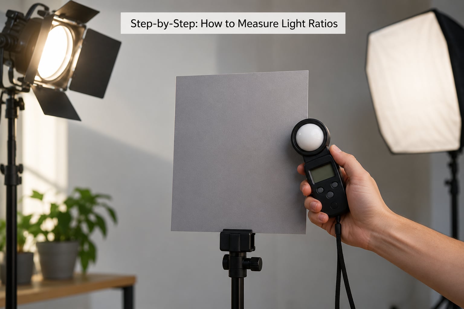 Step-by-Step: How to Measure Light Ratios