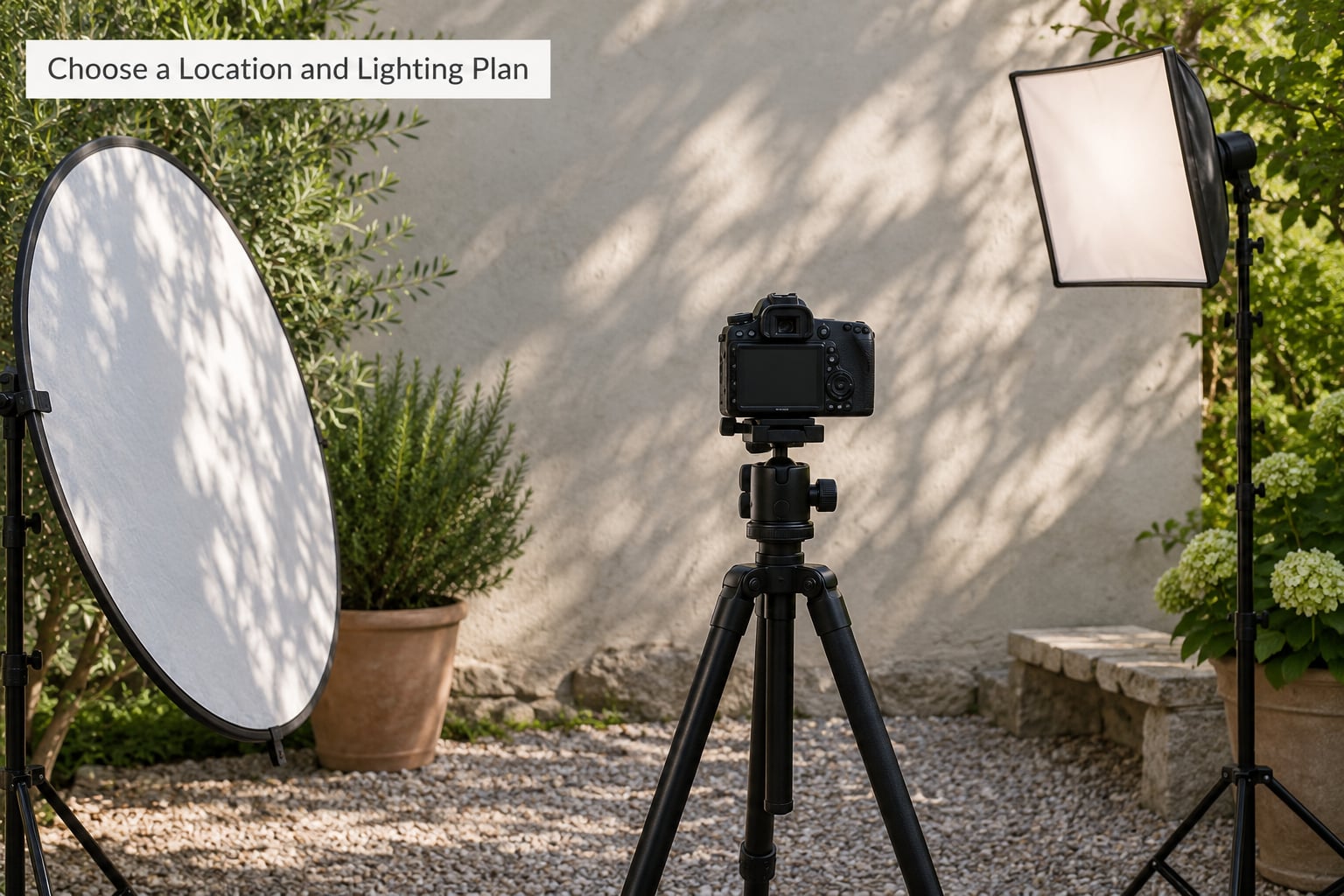 Choose a Location and Lighting Plan