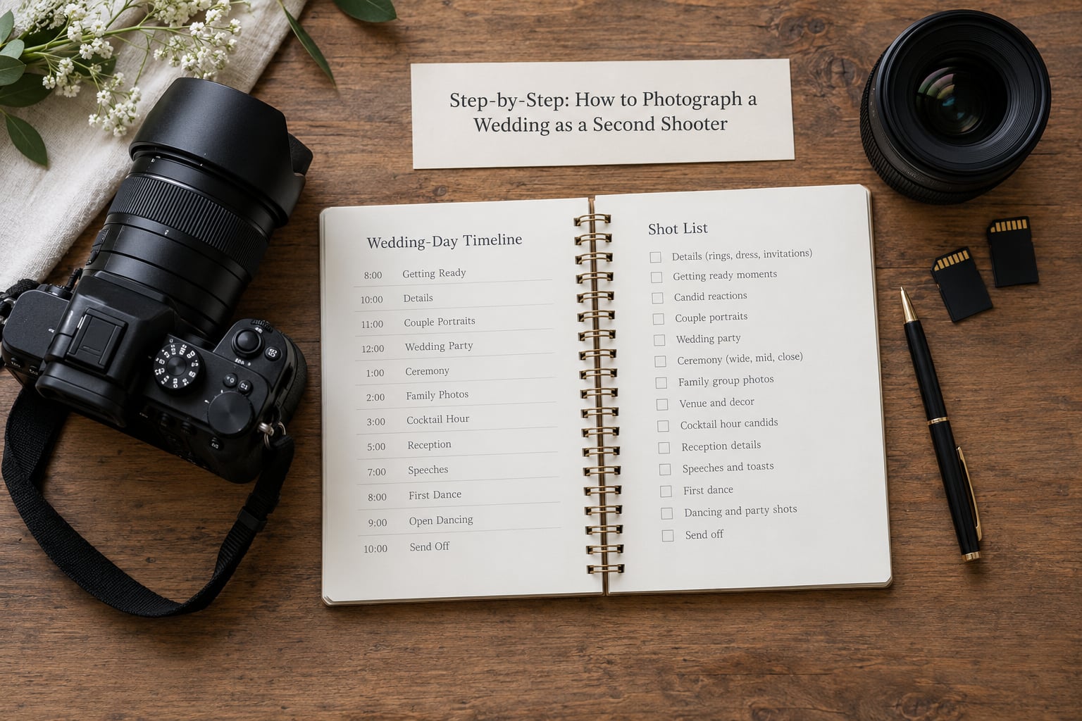 Step-by-Step: How to Photograph a Wedding as a Second Shooter