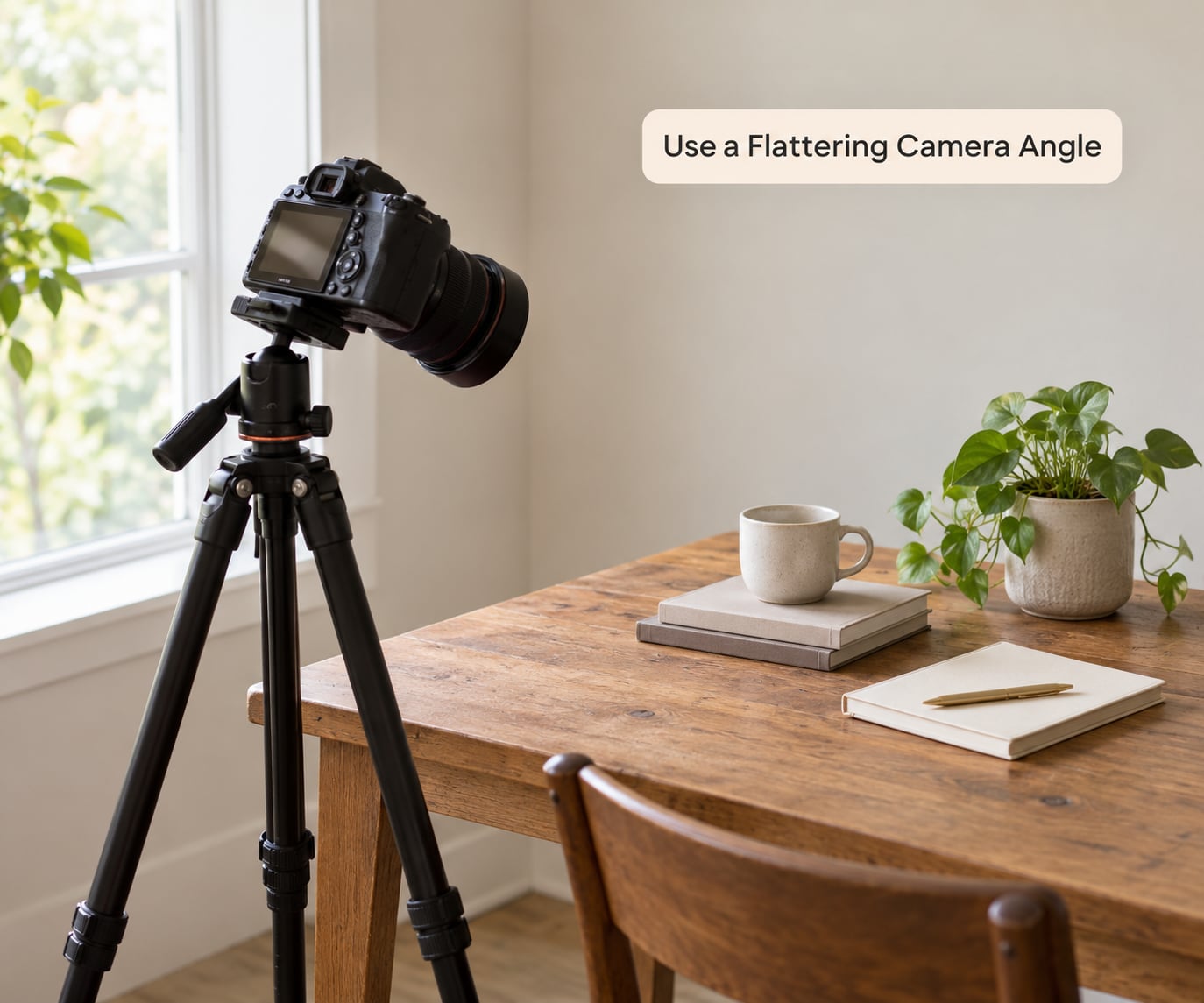 Use a Flattering Camera Angle