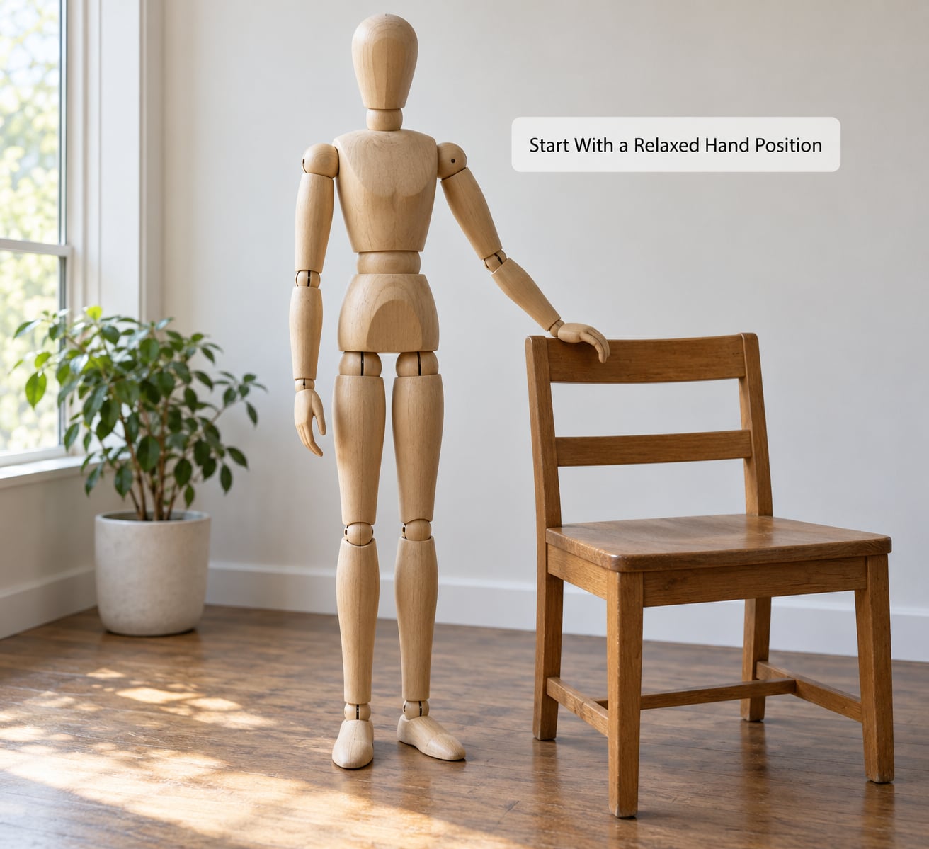 Start With a Relaxed Hand Position