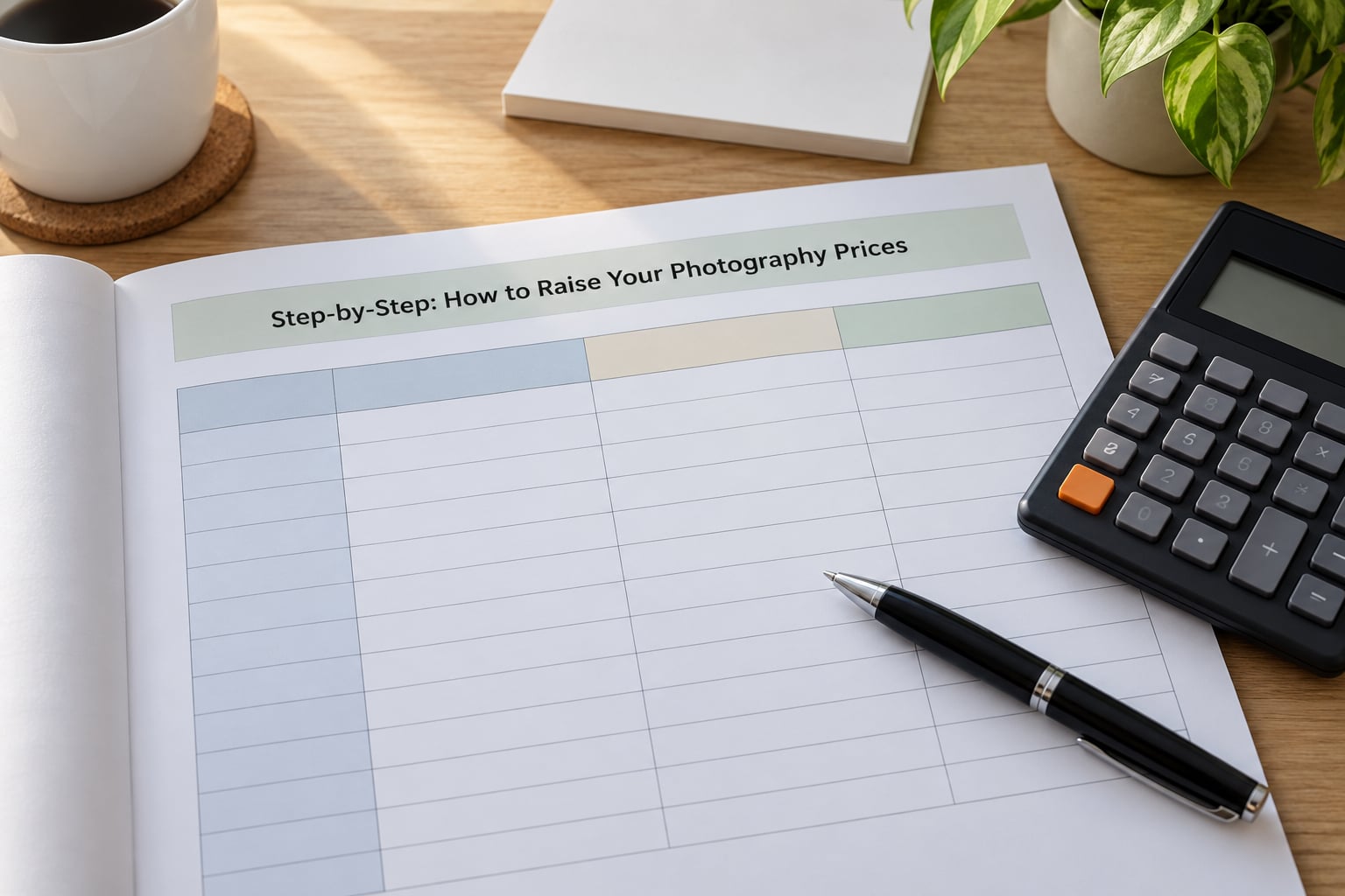 Step-by-Step: How to Raise Your Photography Prices