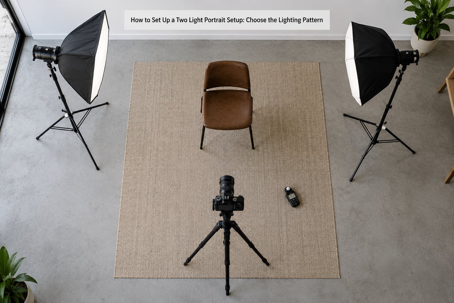 How to Set Up a Two Light Portrait Setup: Choose the Lighting Pattern