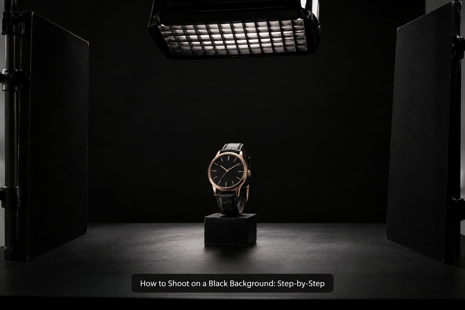 How to Shoot on a Black Background: Step-by-Step