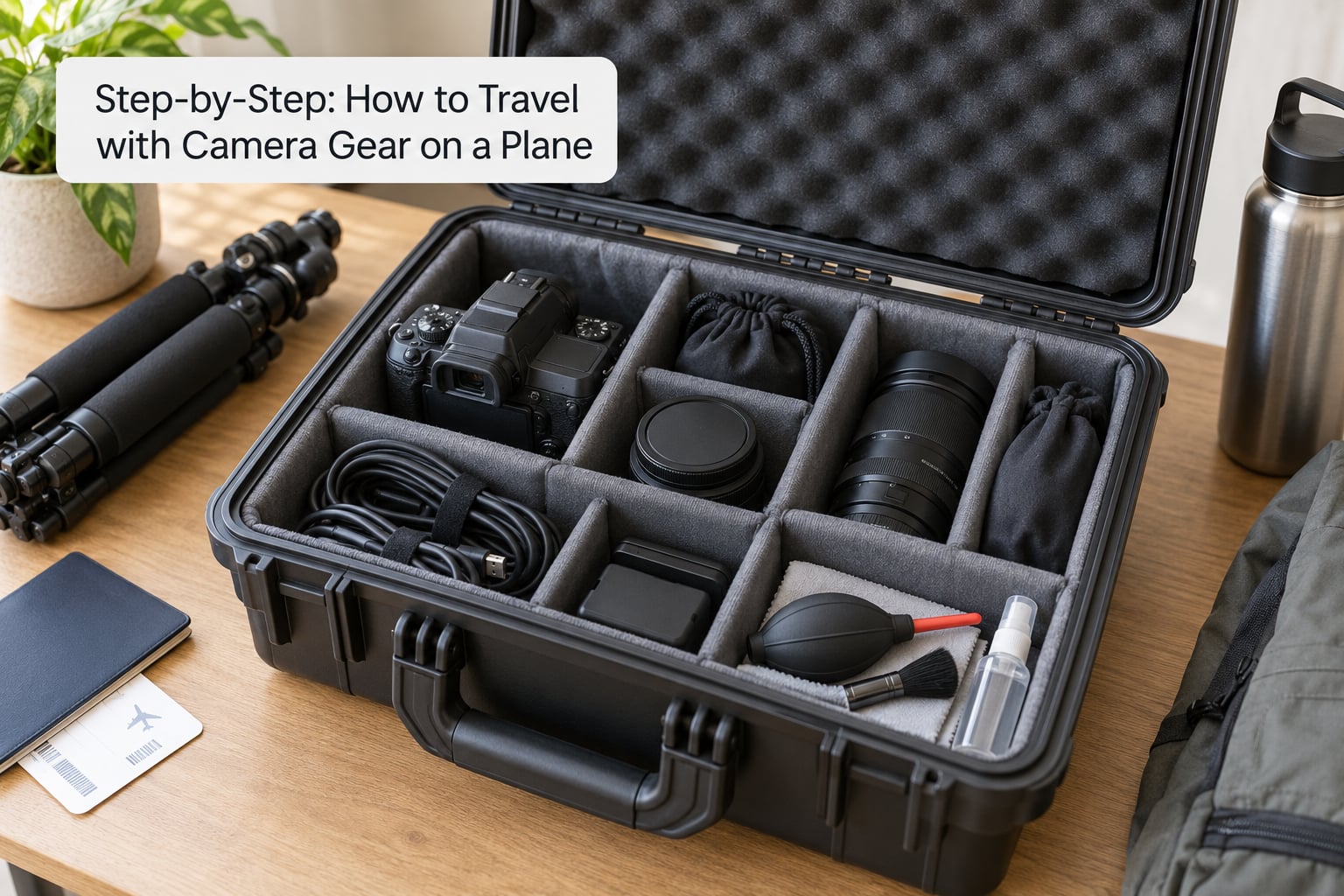 Step-by-Step: How to Travel with Camera Gear on a Plane