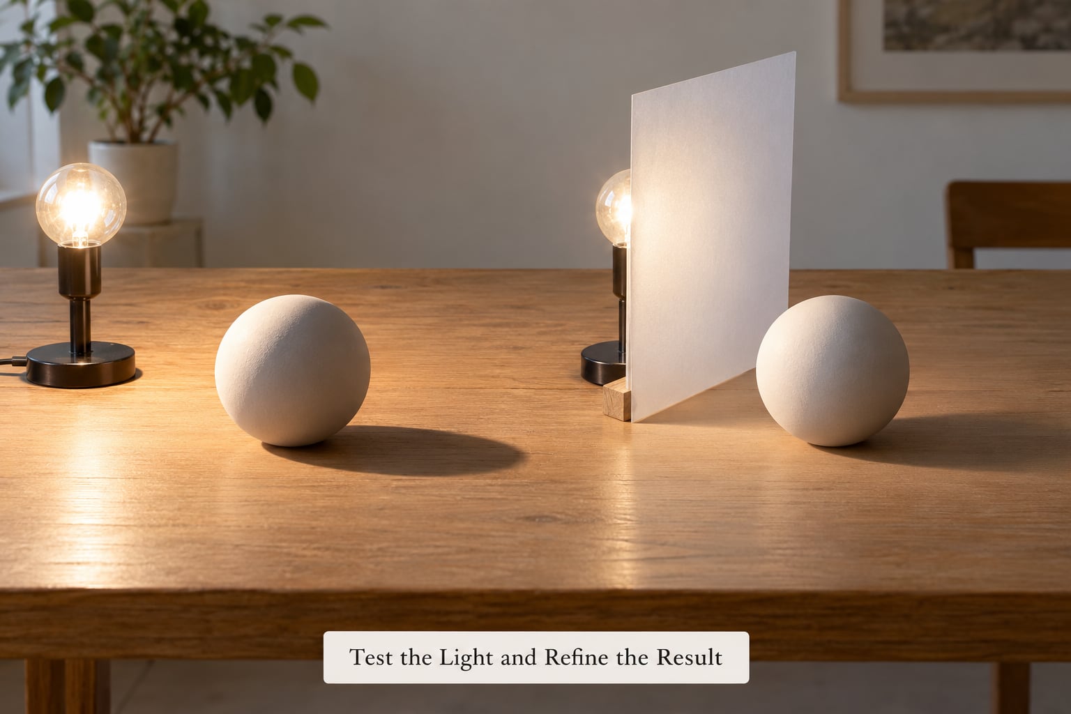 Test the Light and Refine the Result