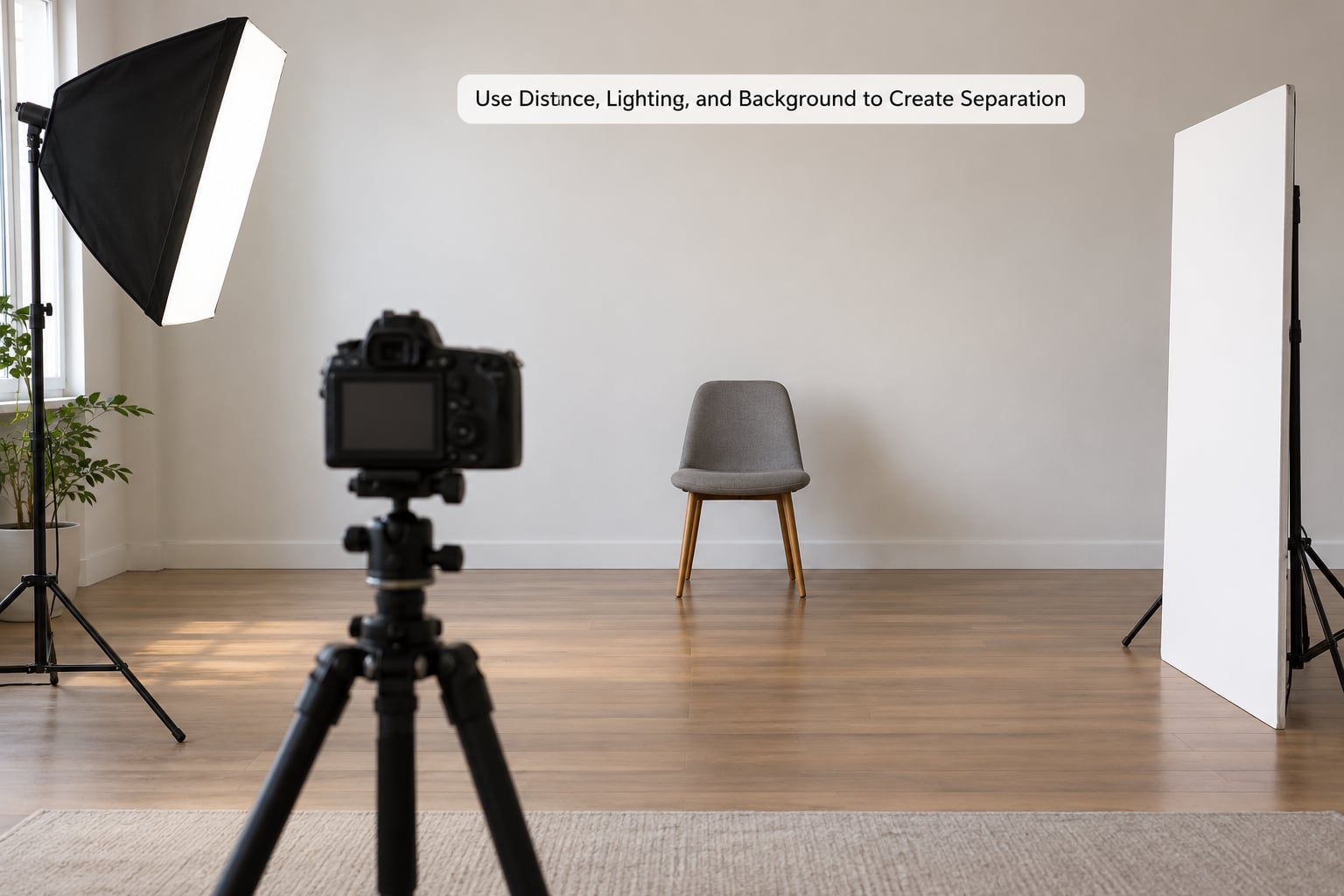 Use Distance, Lighting, and Background to Create Separation