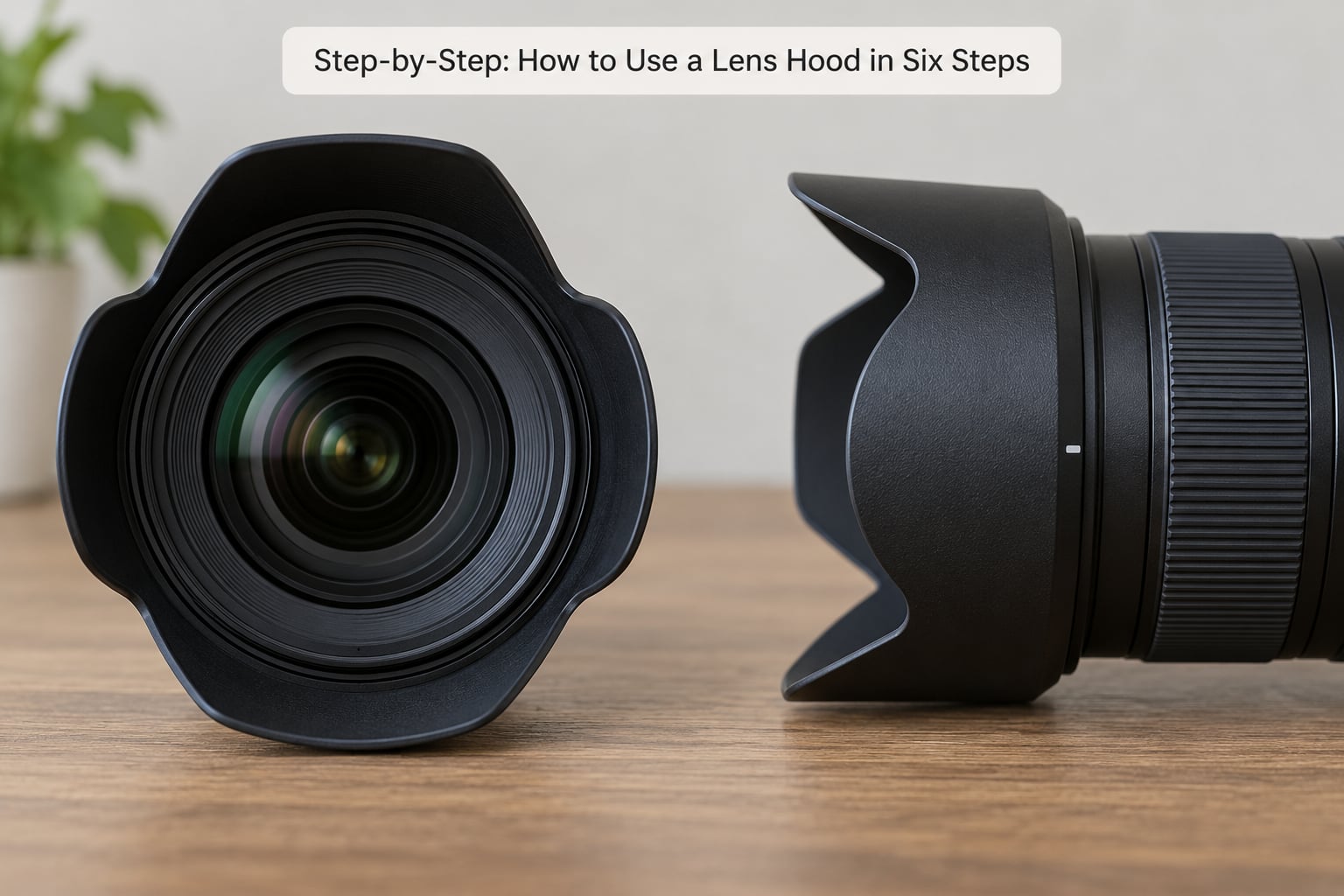 Step-by-Step: How to Use a Lens Hood in Six Steps