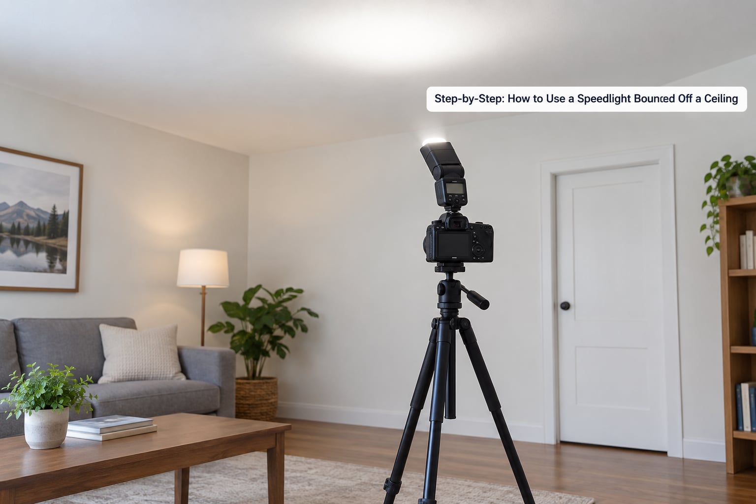 Step-by-Step: How to Use a Speedlight Bounced Off a Ceiling