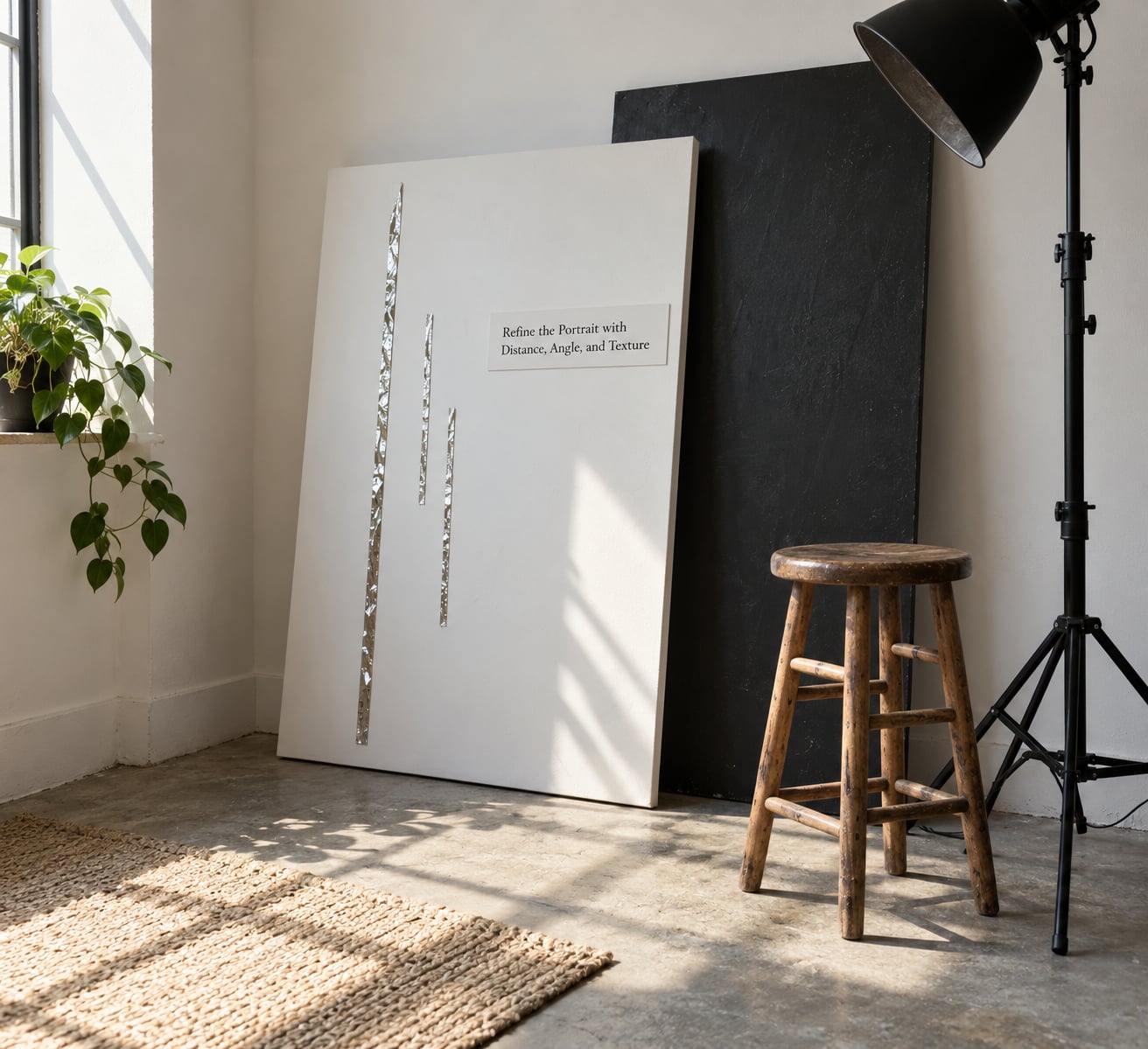 Refine the Portrait with Distance, Angle, and Texture